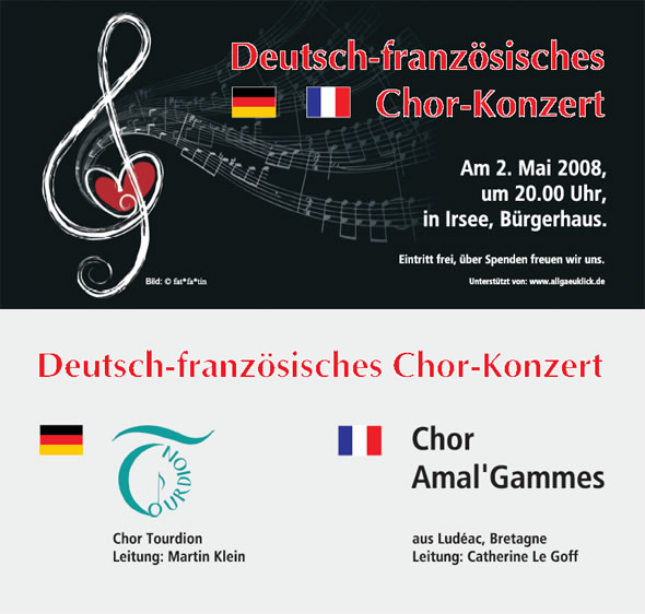 Flyer zum Konzert 2008