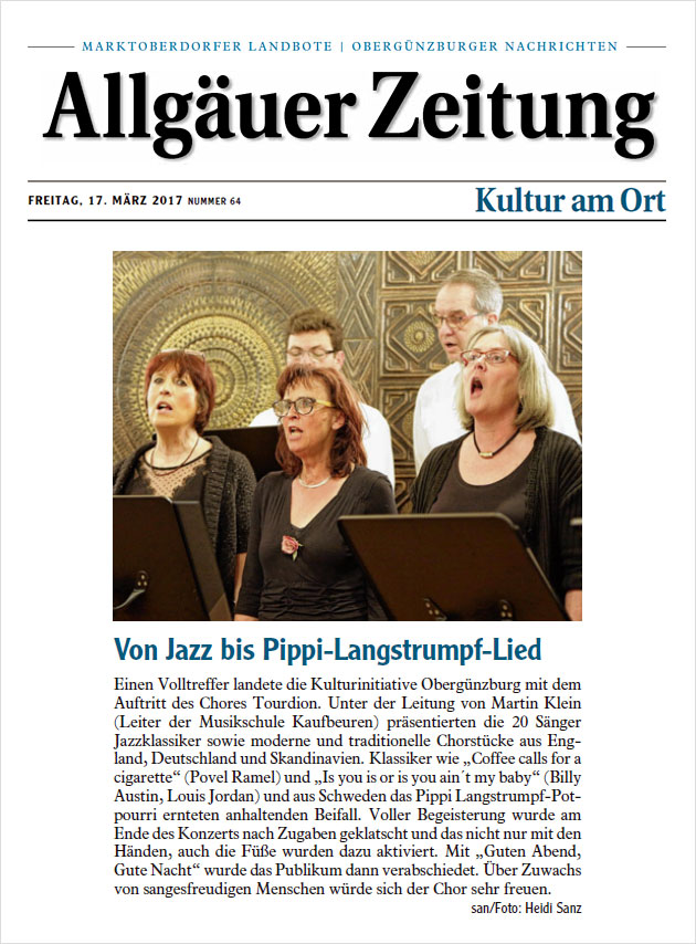 Allgäuer Zeitung vom 17.03.2017